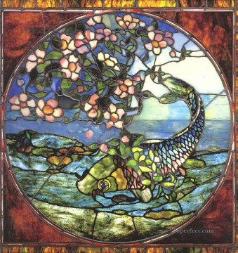  rama Obras - Rama de peces y flores John LaFarge